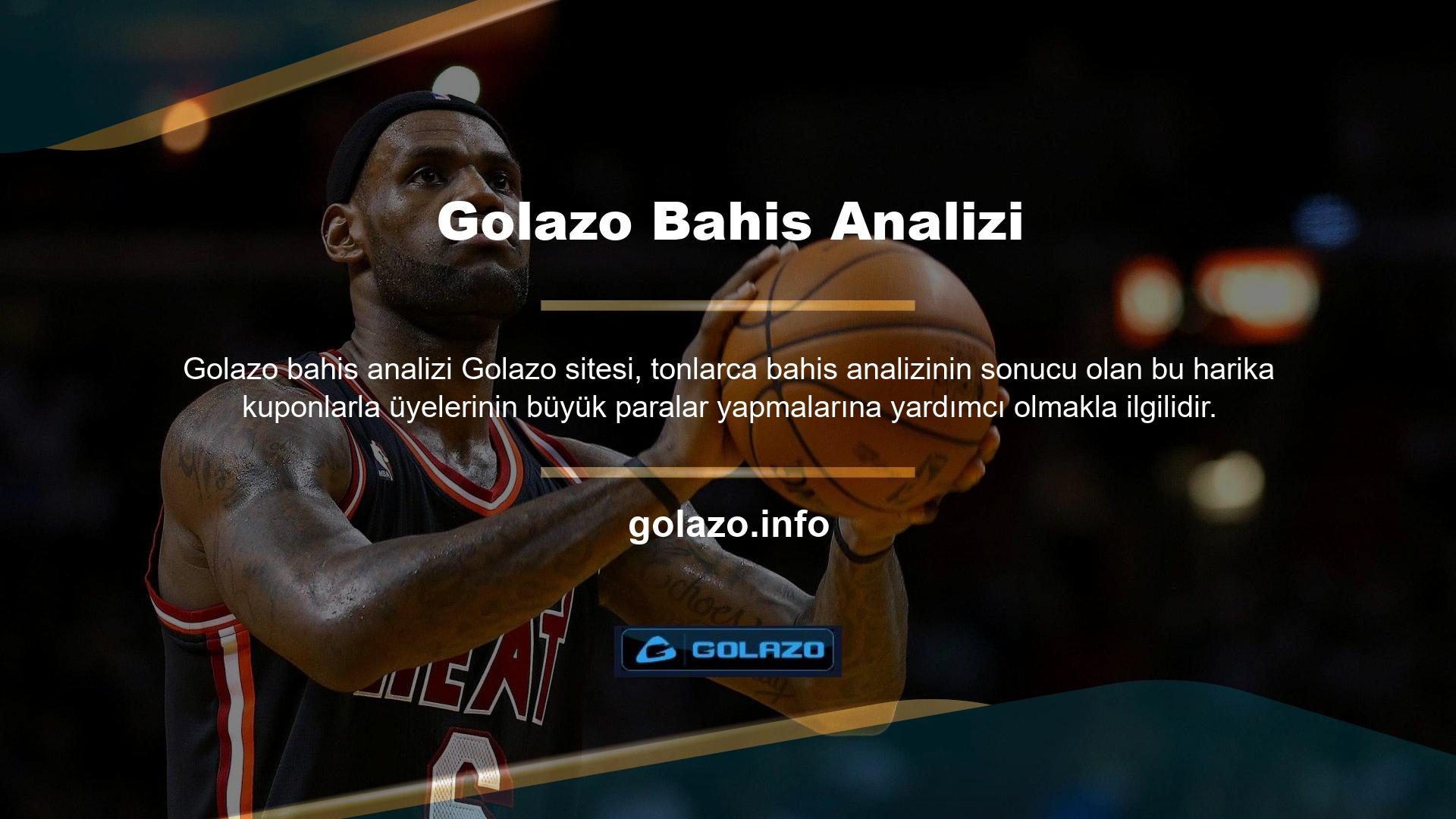 Golazo üyeleri, spor bahisleri için üyelik hesaplarında mevduat yaparken bahis oyunlarında bahis oyunlarında kullanmaya başlayabilirler